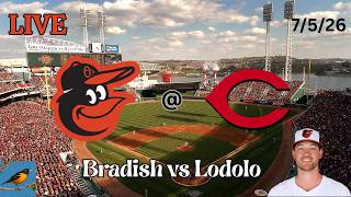 Baltimore Orioles @ Cincinnati Reds | LIVE Play-by-Play & Commentary | 7/5/26 | Bradish - Game 91