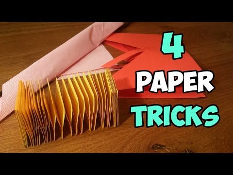 TOP 04 AMAZING PAPER TRICKS YOU'VE NEVER SEEN BEFORE | PAPER HACKS