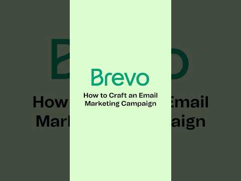 How to Craft An Email Campaign | #Brevo Bites #EmailMarketing #EmailMarketingTips