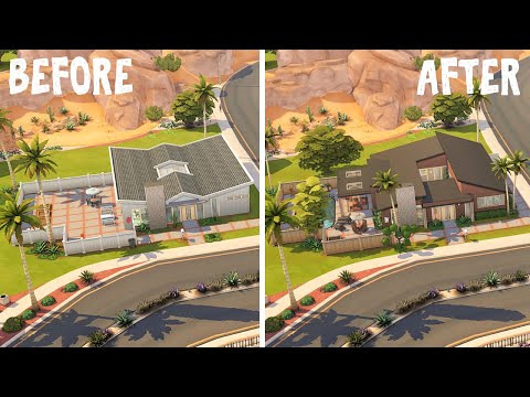 Roomies Home Renovation || Renovating Base Game || The Sims 4: Speed Build