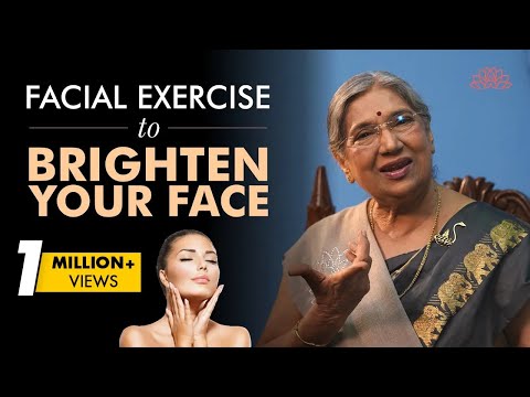 Simple Facial Exercises & Yoga for brighten your face & Glowing Skin | Make Your Skin Glow At Home
