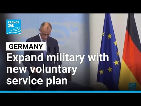 YouTube video thumbnail: Germany to Boost Military With new Voluntary Service Bill