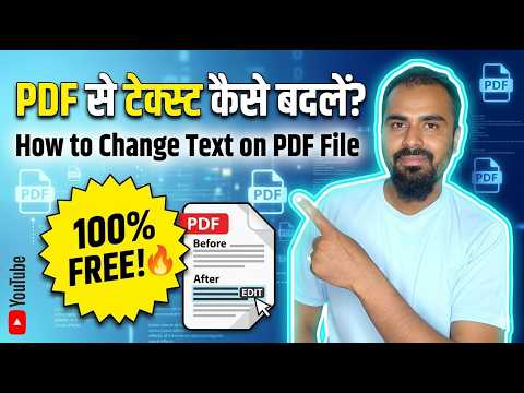 PDF se Text Kaise Badle? 100% Free Best PDF Editor