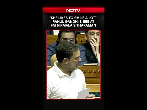 Budget Session 2026 | "She Likes To Smile A Lot": Rahul Gandhi's Jibe At FM Nirmala Sitharaman