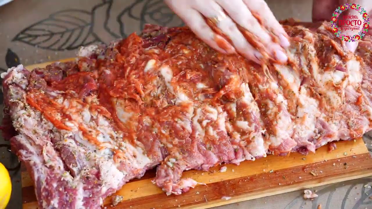 Сочное и нереально вкусное мясо на углях!