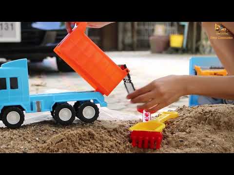 แกะรีวิวรถของเล่นก่อสร้าง Construction vehicles toys unboxing