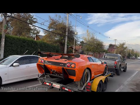 Supercars en Santiago Chile Vol 105 - Diablo SV-R, Aventador, 300SL x2, M4CSL y mas!