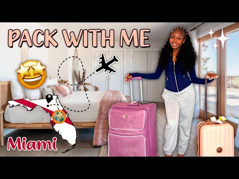 PACK WITH ME TO GO TO MIAMI
