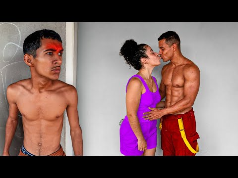 BRUTINHO PEGA SUA MULHER E TONHÃO BOMBEIRO AOS BEIJOS 