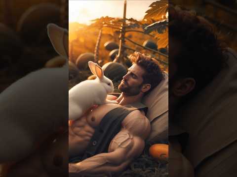 The Farmer, the Papayas & the Little Hero Rabbit 🐰🍃 #shorts #aishorts #utsabaistoryworld #foryou