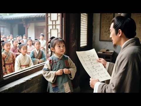 Poor girl who can't afford the tuition stuns everyone by effortlessly solving a tough math problem!