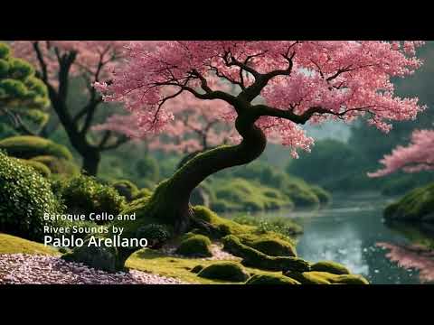 Zen Moments Baroque Cello and river sounds by Pablo Arellano