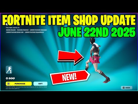 *NEW* GGUM ICON EMOTE! Fortnite Item Shop [June 22nd, 2025] (Fortnite Battle Royale)