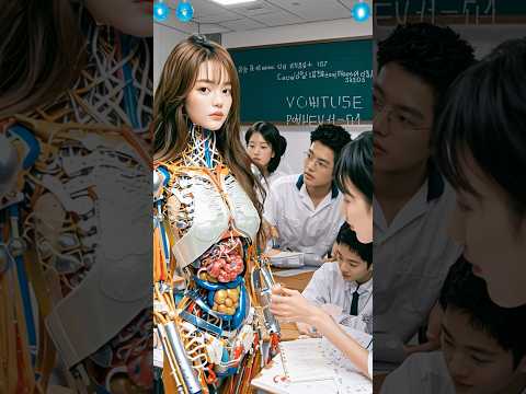 모두를 얼게 만든 실습용 휴먼노이드 #휴먼노이드 #ai #기술 #shorts