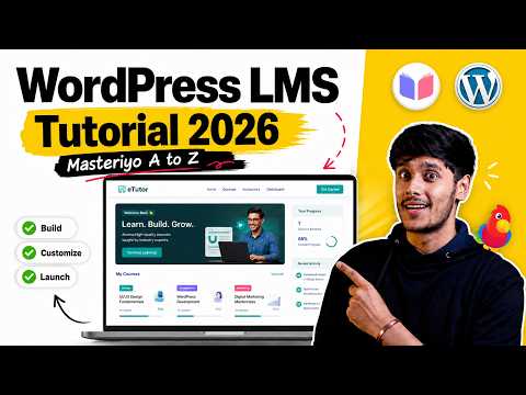 Masteriyo Full Tutorial: Build & Sell Online Courses on WordPress (Complete LMS Masterclass)