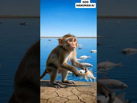 Poisoned Pond Turned Pure by Shri Ram 🙏 | Monkey’s Faith Shook the World #aishorts #ram