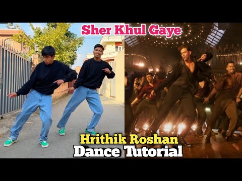 Sher Khul Gaye Dance Tutorial | Fighter | Hrithik Roshan | Deepika Padukone | Step by Step