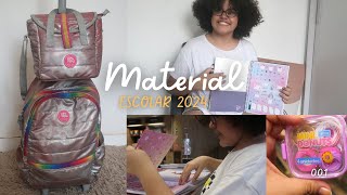 Comprando material escolar 2024 - Volta às aulas !