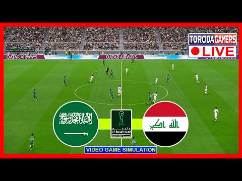 Saudi Arabia vs Iraq | <strong>Arabian</strong> Gulf Cup 2026 | PES 2021 Simulation