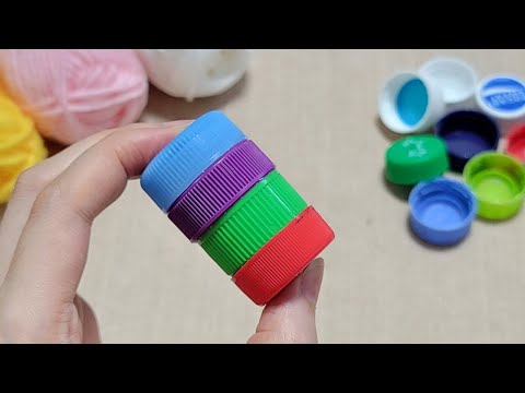 I make MANY and SELL them all! Super Genius Recycling Idea with Plastic bottle cap