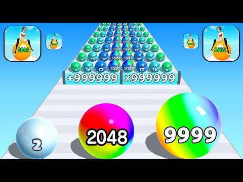 MODE TERSUSAH DI BALL RUN 2048 - MERGE NUMBER #shorts #mergenumber #Dimzet