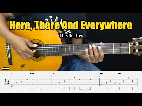 Here, There and Everywhere - The Beatles - Fingerstyle Guitar Tutorial + TAB & Lyrics