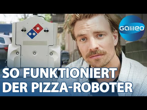 Deutschlands erster Pizza-Roboter! Hier kommt der Pizza-Flitzer | Galileo | ProSieben