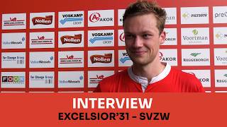 Screenshot van video Jesse Keur: "Ook met tien man ons stinkende best gedaan" | Excelsior'31 - SVZW