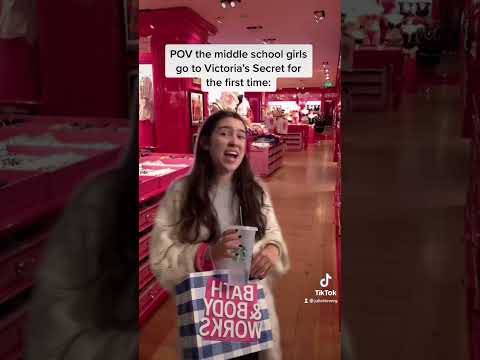Middle school girls go to Victoria’s Secret for the first time: -Julietteweg