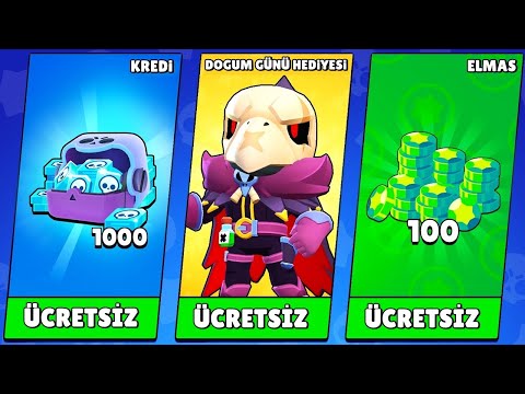 DOĞUM GÜNÜNÜZDE ÜCRETSİZ ÖDÜL VEREN YENİ SİSTEM! Brawl Stars