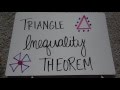 Exploring the Triangle Inequality Theorem