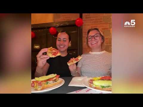 Portillo's & Lou Malnati's launch 'Chicago Dog Deep Dish Pizza' -- and we tried it