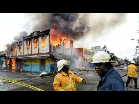 Pearnel Charles Fire 🔥 Massacre, 94 Shops BUrned Down, 54 Stalls Engulf In FLames. It's a Nightmare