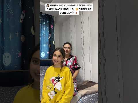 👩🏻ANNEM HELYUM GAZI ÇEKER İKEN BAKIN NASIL BOĞULDU😳 SAKIN SİZ DENEMEYİN ❗️