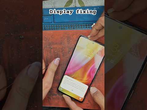 samsung m31s front broken glass change #tech #screenrepair #experiment #screenfixer