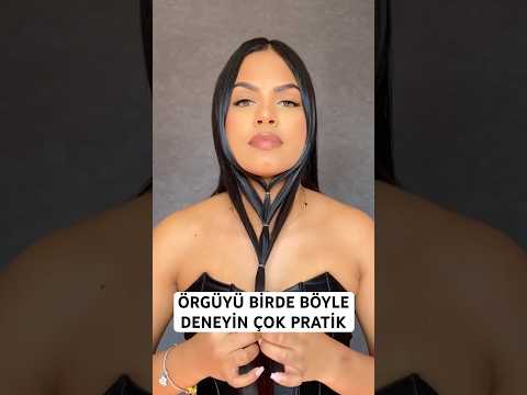 Çok basit ve pratik saç örgüsü taktiği #sacmodelleri #örgümodelleri #saçkesimi