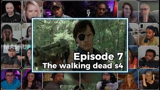 THE WALKING DEAD SEASON 4 EPISODE 7 REACTION MASHUP