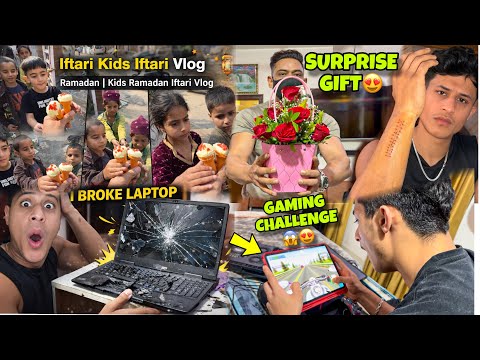 Kids iftari Ramadan Vlog😍❤️ before Time😂 | Gaming Challenge with Chota bhai @aalyanvlogs1299 