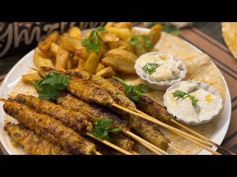 كباب الدجاج المشوي 🥰بتتبيلة مميزة و طعم 😋 خرافي لازم تجربيها #كباب_دجاج #رمضان #ramadan #وصفات 