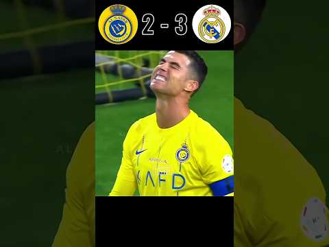 Ronaldo vs Mbappe😱 Al Nassr vs Real Madrid Epic Match🔥🥵#cr7 #ronaldo #realmadrid #youtube