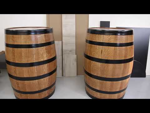 Finishing Oak Barrel