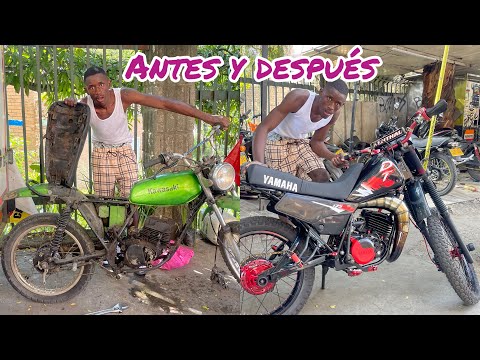 Restauración de DT, 175 cc abandonada, en Colombia 🇨🇴 sigan viendo 😱￼