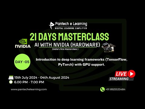 Day 05 - Introduction to deep learning frameworks (TensorFlow, PyTorch) with GPU support