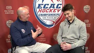 Princeton's Kai Daniells | Full Interview (ECAC Hockey Men's Championship weekend)