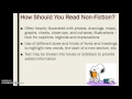 Understanding Non-Fiction Text Features