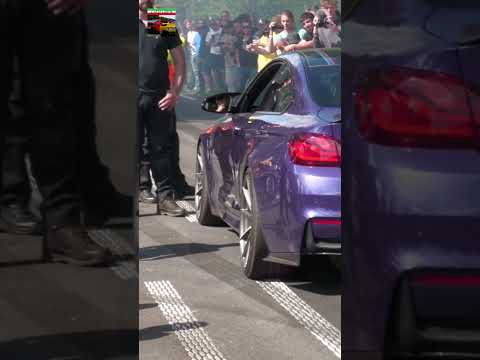 BMW M4 vs Security 😂