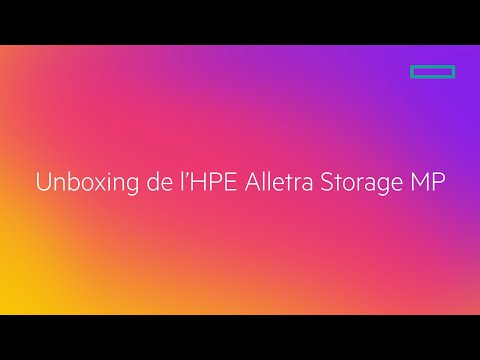 HPE Alletra MP Unboxing avec Arrow ECS