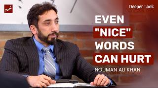 Thumbnail for the video "Your Sarcastic Compliment Is Still an Insult | Surah Al-Hujurat | Nouman Ali Khan" from Nouman Ali Khan - Official - Bayyinah