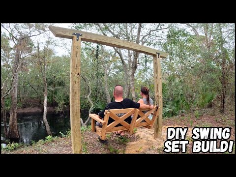 DIY Swing Set Install! The PERFECT Spot!