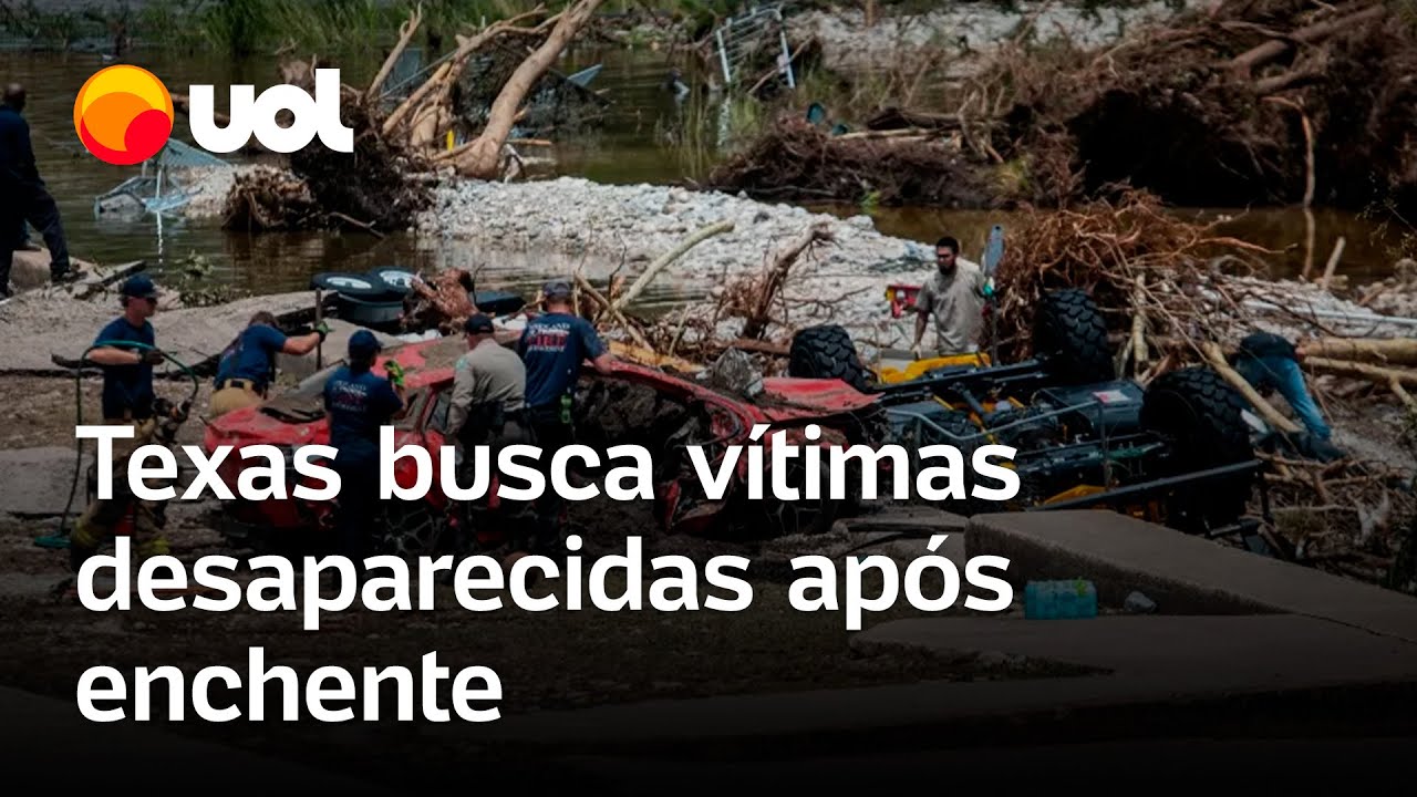 Enchentes no Texas: número de mortes aumenta e dezenas de crianças seguem desaparecidas nos EUA
